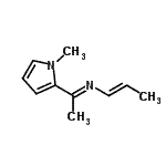 CAS 登录号：344774-52-3， (1E)-1-(1-甲基-1H-吡咯-2-基)-N-[(1E)-1-丙烯-1-基]乙烷亚胺