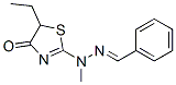 CAS#: 34547-33-6, 5-Ethyl-2-[Methyl-(Phenylmethylideneamino)Amino]-1,3-Thiazol-4-One