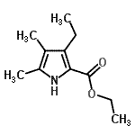 CAS 登录号：34549-93-4， 乙基3-乙基-4,5-二甲基-1H-吡咯-2-羧酸酯
