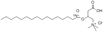 CAS#: 34553-18-9, L-Palmitoyl Carnitine Chloride [Palmitoyl-1-14C]