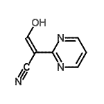 CAS 登录号：345581-36-4， (2Z)-3-羟基-2-(2-嘧啶基)丙烯腈