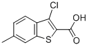 CAS#: 34576-96-0, 3-Chloro-6-Methylbenzo(b)Thiophene-2-Carboxylic acid