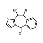 CAS 登录号：34580-10-4， 9,10-二溴-9,10-二氢-4H-苯并[4,5]环庚并[1,2-b]噻吩-4-酮