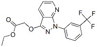 CAS 登录号：34580-65-9， 乙基2-[1-[3-(三氟甲基)苯基]吡唑并[5,4-b]吡啶-3-基]氧基乙酸酯