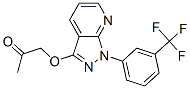 CAS#: 34580-66-0, 1-[1-[3-(Trifluoromethyl)Phenyl]Pyrazolo[5,4-b]Pyridin-3-Yl]Oxypropan-2-One