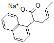 CAS 登录号:3459-45-8, (E)-2-萘-1-基己-4-烯酸钠
