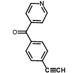 CAS#: 345911-44-6, (4-Ethynylphenyl)(4-Pyridinyl)Methanone