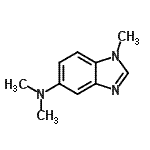 CAS 登录号：34594-71-3， N,N,1-三甲基-1H-苯并咪唑-5-胺