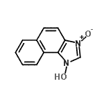 CAS 登录号：34612-90-3， 1H-萘并[1,2-d]咪唑-1-醇3-氧化物