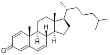 CAS 登录号：3464-60-6， (8S,9S,10R,13R,14S,17R)-10,13-二甲基-17-[(2R)-6-甲基庚烷-2-基]-8,9,11,12,14,15,16,17-八氢环戊烯并[a]菲-3-酮