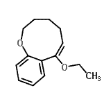 CAS 登录号：346620-78-8， (6E)-7-乙氧基-2,3,4,5-四氢-1-苯并氧杂环壬四烯