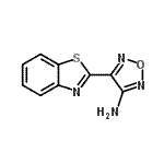 CAS 登录号：346646-10-4， 4-(1,3-苯并噻唑-2-基)-1,2,5-恶二唑-3-胺