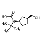 CAS#: 347185-68-6, [(1R,3S)-3-(Hydroxymethyl)Cyclopentyl](2-Methyl-2-Propanyl)Carbamic Acid