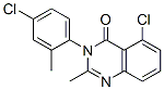 CAS 登录号:3476-88-8, 5-氯-3-(4-氯-2-甲基苯基)-2-甲基喹唑啉-4-酮