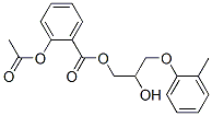 CAS#: 3478-10-2, [2-Hydroxy-3-(2-Methylphenoxy)Propyl] 2-Acetyloxybenzoate