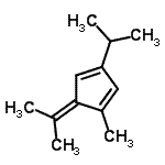 CAS 登录号：347903-40-6， 3-异丙基-5-异亚丙基-1-甲基-1,3-环戊二烯