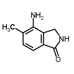 CAS 登录号：348165-76-4， 4-氨基-5-甲基-1-异吲哚啉酮