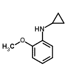 CAS 登录号：348579-13-5， N-环丙基-2-甲氧基苯胺
