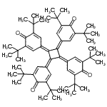 CAS 登录号：34879-70-4， 2,6-二叔-丁基-4-[2,3,4-三(3,5-二叔-丁基-4-氧代-环己-2,5-二烯-1-亚基)环丁基亚基]环己-2,5-二烯-1-酮