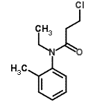 CAS 登录号：349098-11-9， 3-氯-N-乙基-N-(2-甲基苯基)丙酰胺