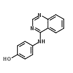 CAS 登录号：34923-98-3， 4-(4-喹唑啉基氨基)苯酚