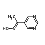 CAS 登录号：349493-40-9， (1E)-N-羟基-1-(5-嘧啶基)乙烷亚胺