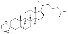 CAS#: 3496-88-6, (8S,9S,10R,13R,14S,17R)-10,13-Dimethyl-17-[(2R)-6-Methylheptan-2-Yl]Spiro[1,2,4,7,8,9,11,12,14,15,16,17-Dodecahydrocyclopenta[a]Phenanthrene-3,2'-1,3-Dioxolane]