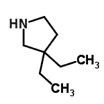 CAS 登录号：34971-71-6， 3,3-二乙基吡咯烷e