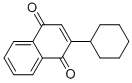 CAS 登录号：34987-31-0， 2-环己基-1,4-萘醌