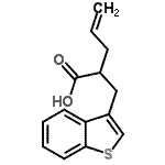 CAS 登录号：35062-46-5， 2-(1-苯并噻吩-3-基甲基)-4-戊烯酸