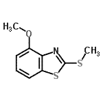 CAS 登录号：3507-36-6， 4-甲氧基-2-(甲硫基)-1,3-苯并噻唑