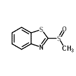 CAS 登录号：3507-54-8， 2-(甲基亚磺酰)-1,3-苯并噻唑