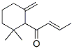 CAS 登录号：35087-49-1， 1-(2,2-二甲基-6-亚甲基环己基)-2-丁烯-1-酮