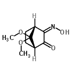 CAS 登录号：350995-88-9， (1S,3Z,4R)-3-(羟基亚胺)-7,7-二甲氧基双环[2.2.1]庚烷-2-酮