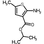 CAS 登录号：350998-01-5， 异丙基2-氨基-5-甲基-3-噻吩羧酸酯