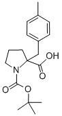 CAS 登录号：351002-82-9， 叔丁氧羰基-alpha-(4-甲基苄基)-DL-脯氨酸