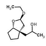 CAS 登录号：351010-31-6， 1-[(2R,3aR,6aS)-2-乙氧基六氢-3aH-环戊二烯并[b]呋喃-3a-基]-2-丙醇