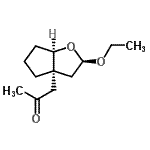 CAS 登录号：351010-34-9， 1-[(2R,3aR,6aR)-2-乙氧基六氢-3aH-环戊二烯并[b]呋喃-3a-基]丙酮