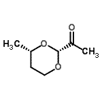CAS 登录号：351026-59-0， 1-[(2R,4S)-4-甲基-1,3-二恶烷-2-基]乙酮