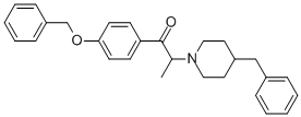 CAS#: 35133-39-2, 1-[4-(Phenylmethoxy)Phenyl]-2-[4-(Phenylmethyl)Piperidin-1-Yl]Propan-1-One