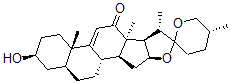 CAS#: 3514-26-9, 9-Dehydrohecogenin