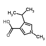 CAS 登录号：351416-88-1， 4-异丙基-1-甲基-1H-吡咯-3-羧酸