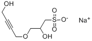 CAS 登录号:35193-14-7, 2-羟基-3-(4-羟基丁-2-炔氧基)丙烷-1-磺酸钠