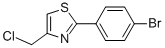 CAS#: 35199-19-0, 2-(4-Bromophenyl)-4-(Chloromethyl)-1,3-Thiazole