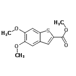 CAS 登录号：35212-99-8， 甲基5,6-二甲氧基-1-苯并噻吩-2-羧酸酯