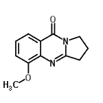 CAS 登录号：35214-99-4， 5-甲氧基-2,3-二氢吡咯并[2,1-b]喹唑啉-9(1H)-酮