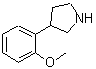 CAS#: 352312-64-2, 3-(2-Methoxyphenyl)Pyrrolidine