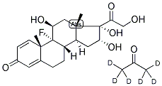 CAS 登录号：352431-33-5， (11beta,16alpha)-9-氟-11,21-二羟基-16,17-[[1-(甲基-D3)亚乙基-2,2,2-D3]二(氧基)]-孕甾-1,4-二烯-3,20-二酮
