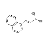 CAS 登录号：352525-97-4， [(E)-2-(1-萘基)乙烯基]硼酸