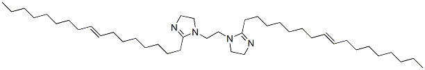 CAS 登录号：3528-66-3， 2-[(E)-十七碳-8-烯基]-1-[2-[2-[(E)-十七碳-8-烯基]-4,5-二氢咪唑-1-基]乙基]-4,5-二氢咪唑